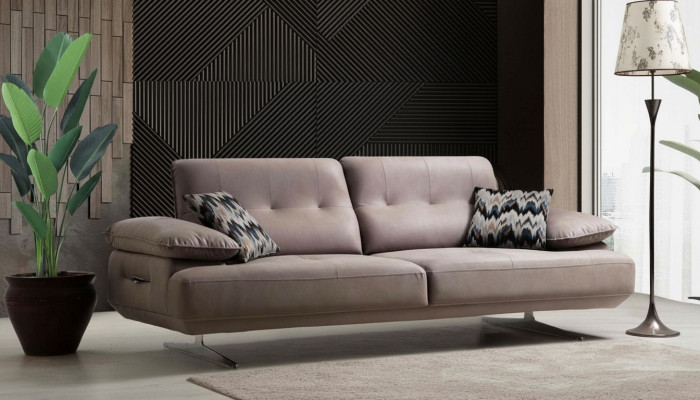 Italienische Stil Möbel Dreisitzer Couch Polster Sofa Luxus Couchen Textil Stoff