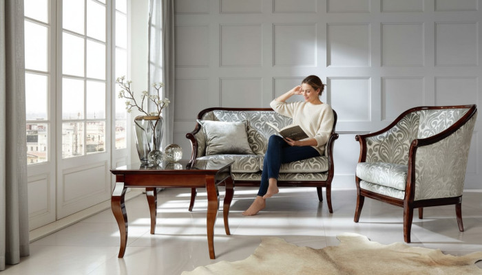 Sofagarnitur Sofa Garnitur Sessel Luxus Couchtisch Set Wohnzimmer Möbel 3tlg.
