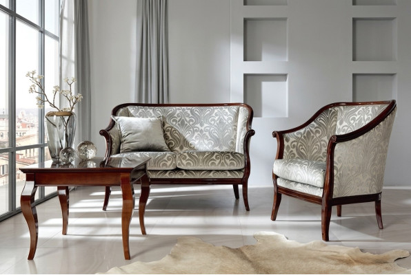 Sofagarnitur Sofa Garnitur Sessel Luxus Couchtisch Set Wohnzimmer Möbel 3tlg.