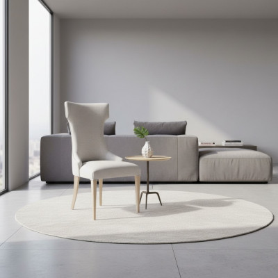 Esszimmerstuhl Stuhl Sessel Lehnstuhl Esszimmer Stühle Holz Modern Luxus Grau