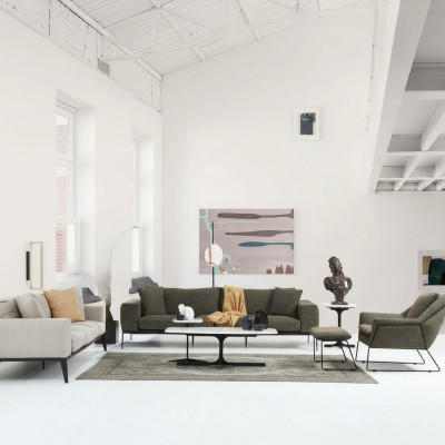 Moderne Sofagarnitur Dreisitzer Zweisitzer Sessel Komplettes Set Couchgarnitur