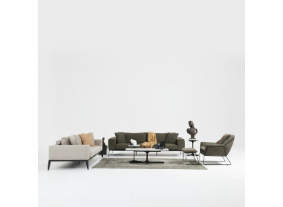 Moderne Sofagarnitur Dreisitzer Zweisitzer Sessel Komplettes Set Couchgarnitur