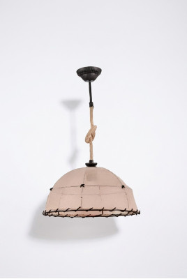 Deckenlampe Deckenleuchter Lüster Kronleuchter Lampe Beige Modern Seil