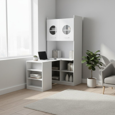 Schreibtisch Weiß Tisch Büro Kinderzimmer Jugendzimmer Tische Neu Hochglanz