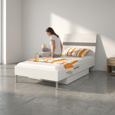 Betten Kinderbett Kinderzimmer Bett Kinderbett Möbel Holz Grau Hochglanz Neu