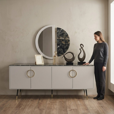 Sideboard Kommoden Möbel rtv Wohnzimmer Schrank Regal Kommode tv Ständer Holz