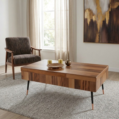 Luxus Couchtisch Braune Couchtische Wohnzimmer Holz Tisch Beistelltisch