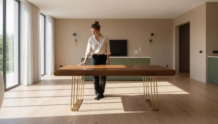 Esstisch Tisch Holz Möbel italienischer Stil Esszimmer Tische Esstische Luxus
