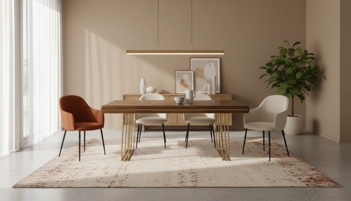 Esstisch Tisch Holz Möbel italienischer Stil Esszimmer Tische Esstische Luxus