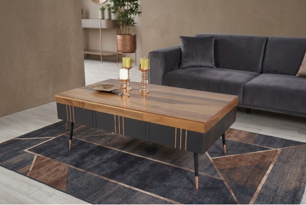 Kaffeetisch Couchtisch Tisch Wohnzimmer Tische Beistelltisch Holz Sofa 120x68cm