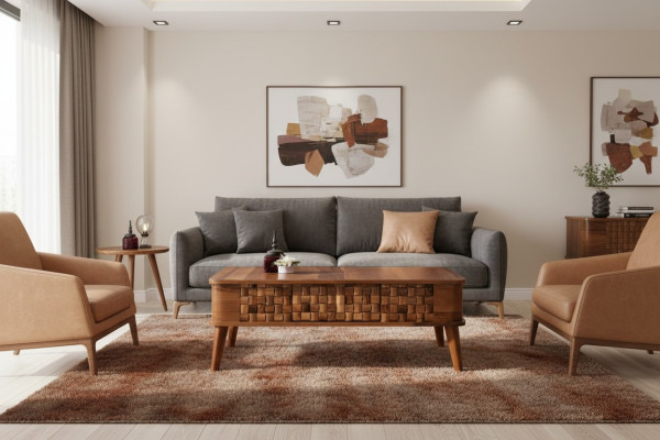 Design Couchtisch Tische Rechteckig Holz Wohnzimmer Tisch Moderne Möbel Luxus