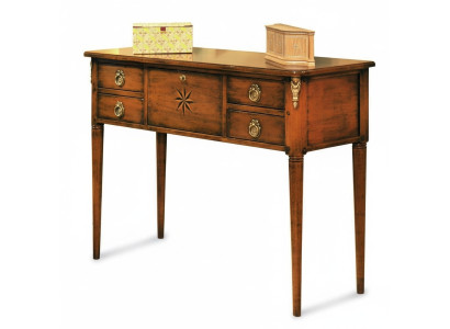 Möbel Stil Barock Design Holz Italienische Möbel Konsolentisch Braun Sideboard