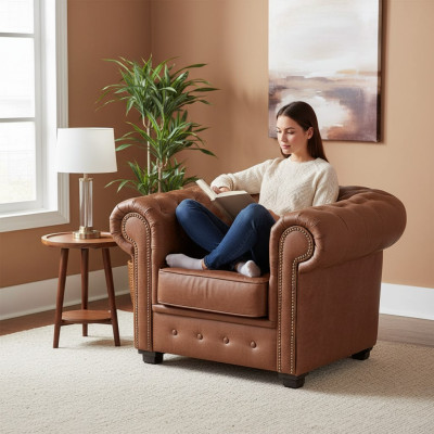 Sessel Wohnzimmer Lounge Luxus Design Möbel Stühle Art déco Lehnstuhl
