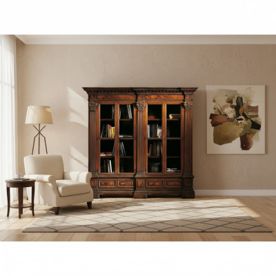 Mittelalterlicher Stil Schrank Vitrine Italienische Möbel Schränke Regal Massiv