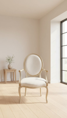 Esszimmer Lehnstuhl Beige Gold Holz Esszimmer Möbel Stühle Wohnzimmer Stuhl Neu