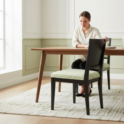 Esszimmer Holz Sessel Italien Möbel Design Klassische Lehnstühle Sessel 1 Sitzer