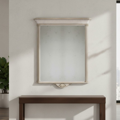 Klassischer Spiegel Rahmen Beige Wandspiegel Italienische Stil Möbel