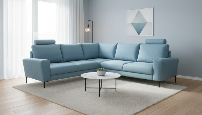 Ecksofa L-form Eckcouch Ecksofas Wohnlandschaft U-Form Sofa Couchen Polster Ecke