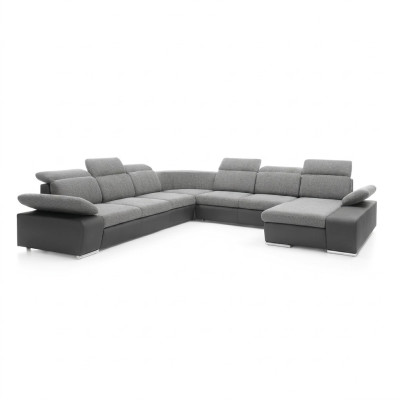 Ecksofa U-form Eckcouch mit Schlaffunktion Ecksofa Wohnlandschaft Sofa Couch Neu