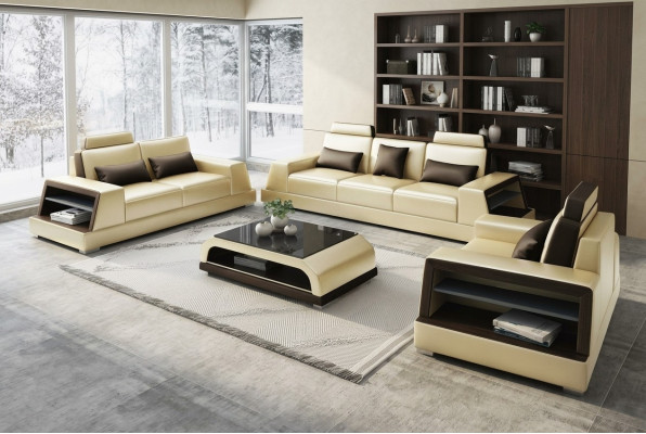 Design Couch Sofa Garnitur Polster Sofas Couchen Sitz Garnituren Neu 3+1 Sitzer