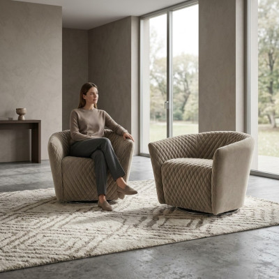 Sessel Sitz Sitzer Design Wohnzimmer Polster Holz Polster Moderne Luxus Grau Neu