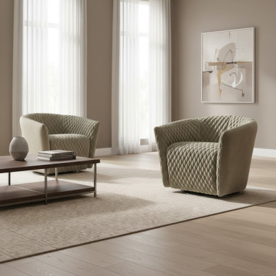 Sessel Sitz Sitzer Design Wohnzimmer Polster Holz Polster Moderne Luxus Grau Neu