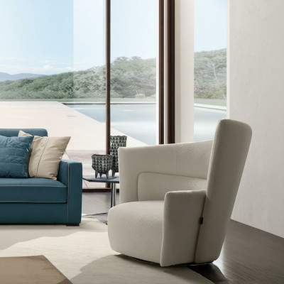 Sessel Sitz Modern Design Wohnzimmer Weiß Italienischer Stil Luxus Prianera Neu