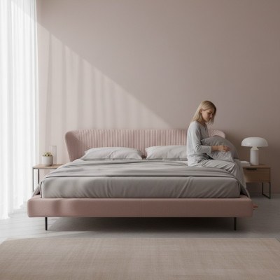 Rosa Bett Design Luxus Betten Italienische Moderne Möbel Schlafzimmer Prianera