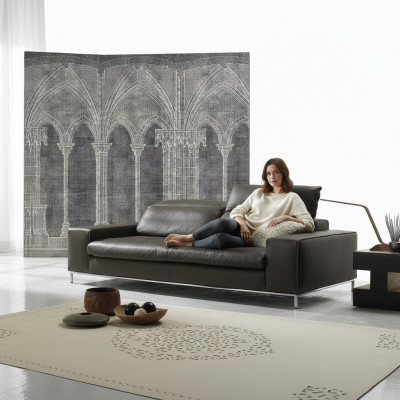 Modern Sofa 2 Sitz Luxus Leder Sofas Zweisitzer Wohnzimmer Design Prianera Couch