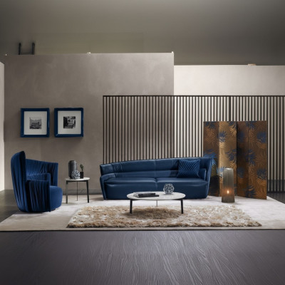 Luxus Sofagarnitur Sofa Garnitur Sofas 3+1 Sitz Sessel PRIANERA Sitzgruppe