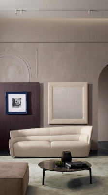 Sofa 3 Sitz Couch Leder Weiß Wohnzimmer möbel Sofas Couch Italienischer Prianera