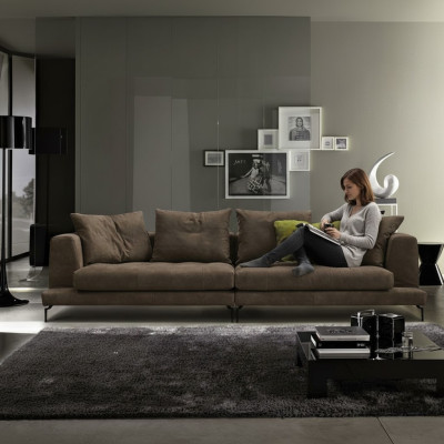 Sofa 4 Sitz Sofas Luxus Polster Ledersofa Luxus Couch Leder Viersitzer