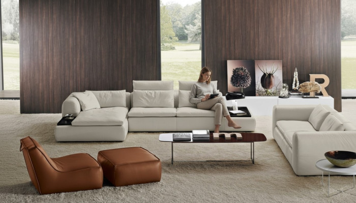 Design Sofa L Form Polster Couch Wohnzimmer Ecksofa Leder Luxus Möbel