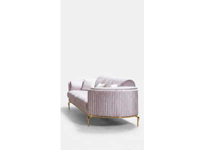 Luxus dreisitzer sofa couch moderne couchen textil stoff 234cm xxl