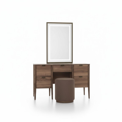 Schminktisch Set Konsole Spiegel material holz Schlafzimmer Möbel Design Hocker
