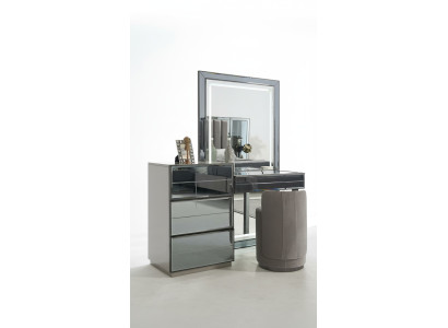 Schminktisch Set Konsole Schlafzimmer Möbel Design Hocker Luxus Tisch Holz 2tlg