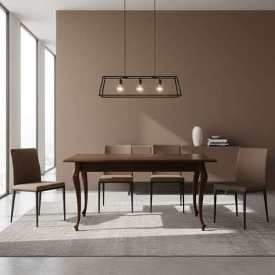 Esstisch Tisch Holztisch Möbel Klassische Esszimmer Tische 130x100cm