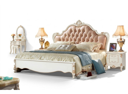 Königliches Chesterfield Bett Schlafzimmer Möbel Betten 180x200 Leder