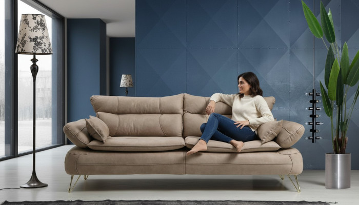 xxl Dreisitzer Sofa big Wohnzimmer Couch Sofas Möbel Polster Couchen