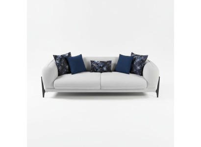 Sofa Couch Polster Dreisitzer Grau Couchen Möbel Modern Design 3er Sofas Neu