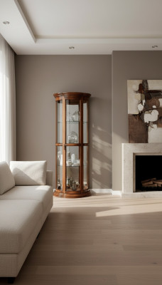 Klassische Vitrinen Glas Schrank Vitrine Holz Wohnzimmer Luxus Braun Anrichte
