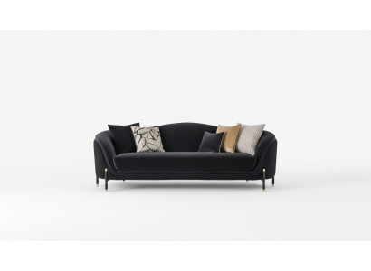 Luxus Sofa 2-Sitzer Stoff Wohnzimmer Modernes Design Sofas Polster Couchen Neu