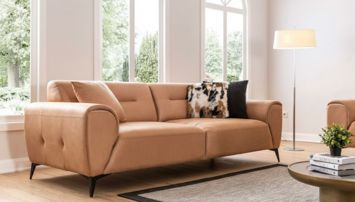 Luxus Sofa 3 Sitz Wohnzimmer Modernes Design Sofas Polster Couchen Neu