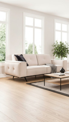 Luxus Sofa 3 Sitz Stof Wohnzimmer Modernes Design Sofas Polster Couchen