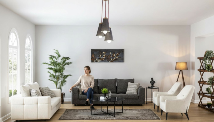 Luxus Sofagarnitur Modern Set 3+2+1+1 Sitzer Sofa Couch Garnitur Design Couchen