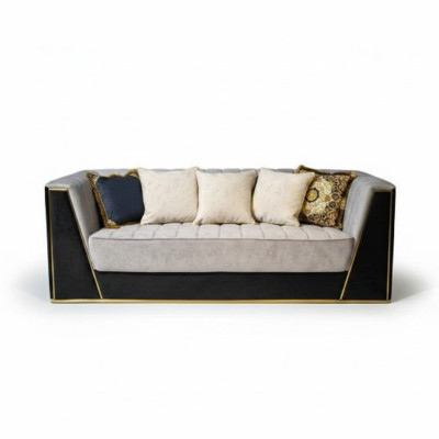 Medusa Sofa Couch Dreisitzer Couchen Polster Möbel Wohnzimmer Stoff