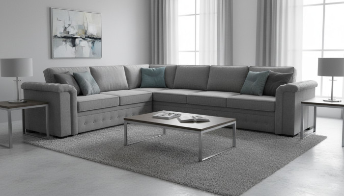 Ecksofa Eckcouch Polster Samt Couch Wohnzimmer Einrichtung Sofa Stoff