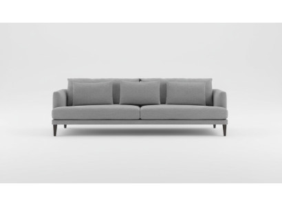 Moderner Grauer Sofa Dreisitzer Sitzmöbel Designer Luxus Couchen Wohnmöbel