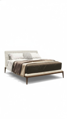 Weißes Bett Luxus Betgestell Moderne Schlafzimmermöbel Holzgestell