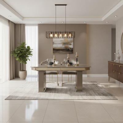 Esstisch Grau Moderne Esszimmer Schön Küche Holz Tische Design Luxus Metall Neu